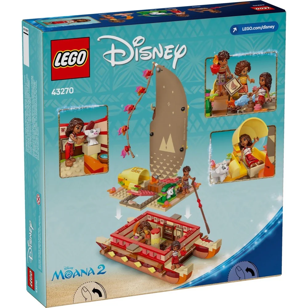LEGO 43270 Disney Princess Moana's Adventure Canoe - Image 6