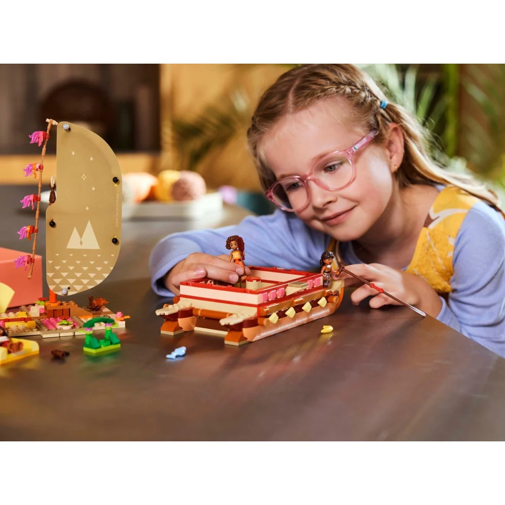 LEGO 43270 Disney Princess Moana's Adventure Canoe - Image 8