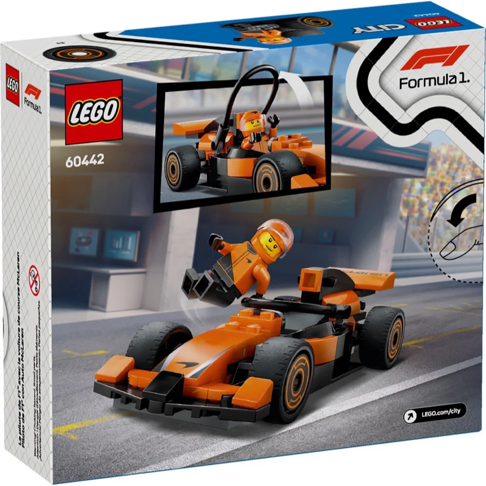 LEGO 60442 City F1 Driver with McLaren Race Car - Image 6