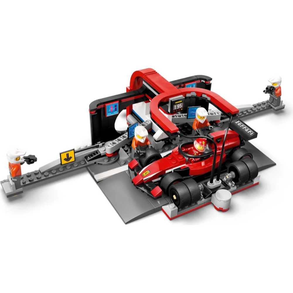 LEGO 60443 City F1 Pit Stop & Pit Crew with Ferrari - Image 5