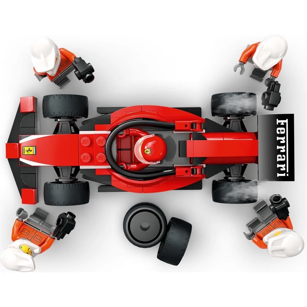 LEGO 60443 City F1 Pit Stop & Pit Crew with Ferrari - Image 6