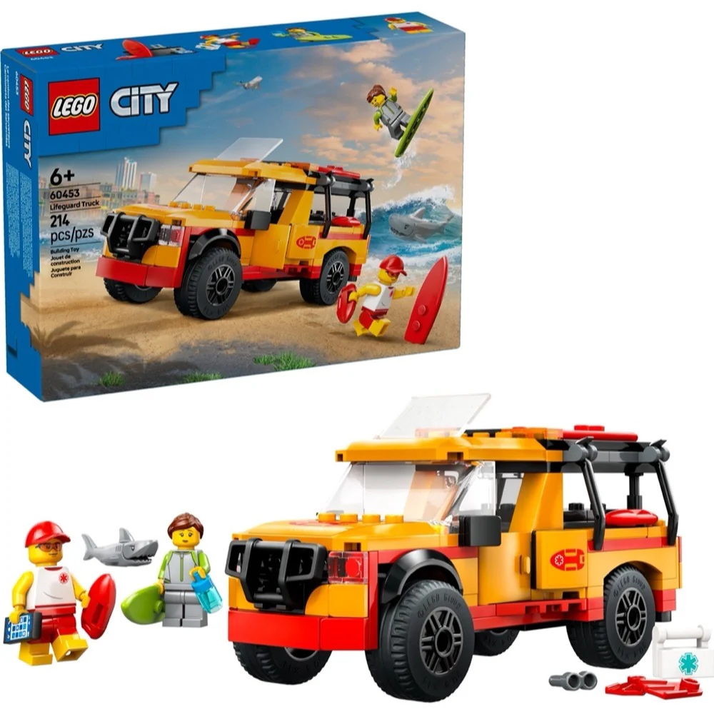 LEGO 60453 City Lifeguard Beach Rescue Truck