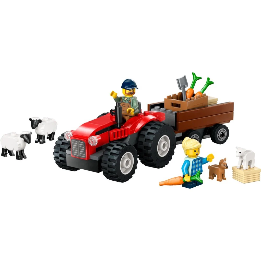 LEGO 60461 City Red Farm Tractor with Trailer & Sheep - Image 2