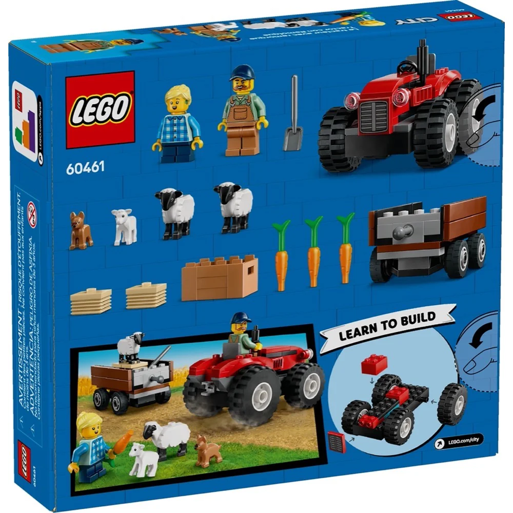 LEGO 60461 City Red Farm Tractor with Trailer & Sheep - Image 8