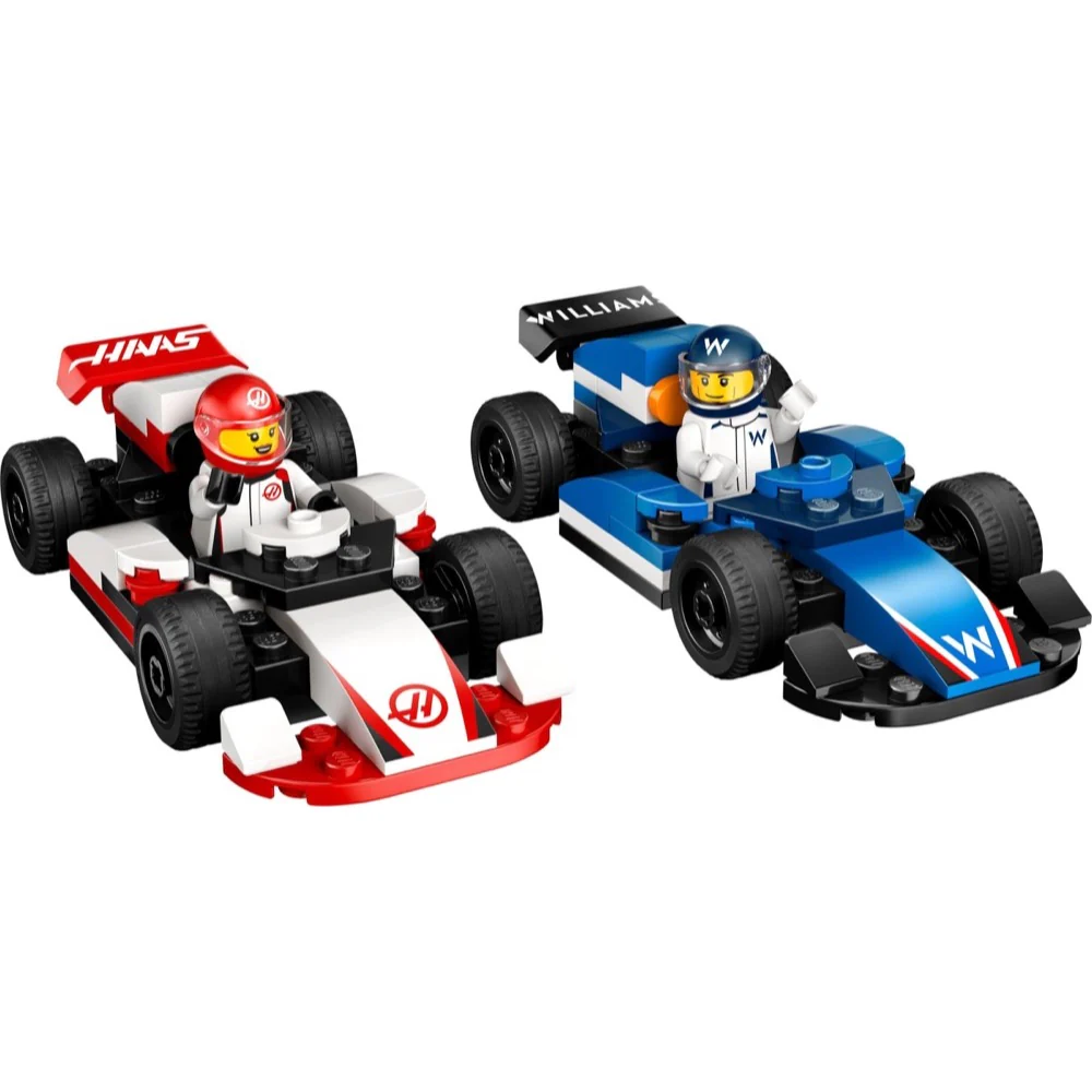 LEGO 60464 City F1 Williams Racing & Haas F1 Race Cars - Image 2
