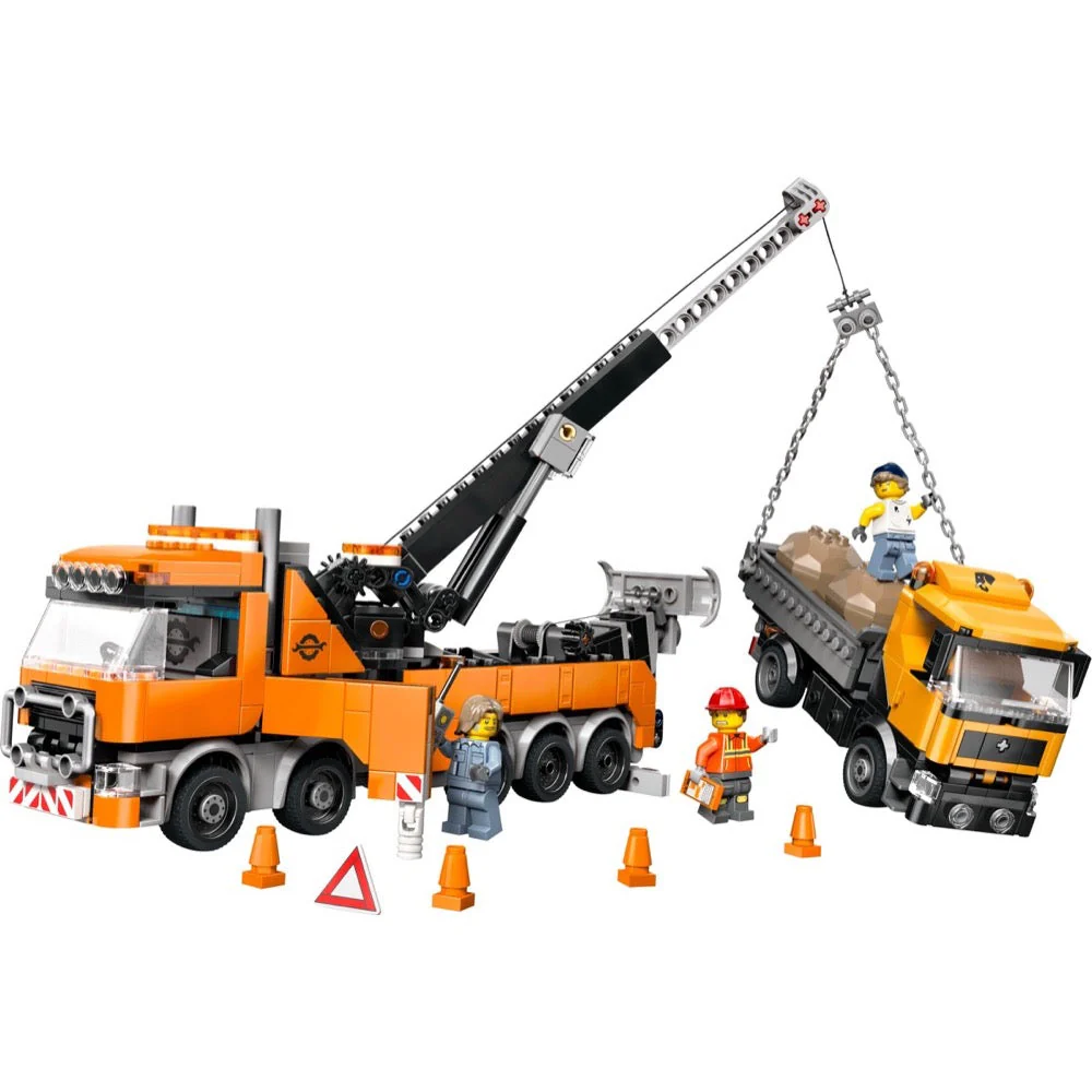 Lego 60467 City Heavy-Duty Recovery Tow Truck with Crane - Image 2