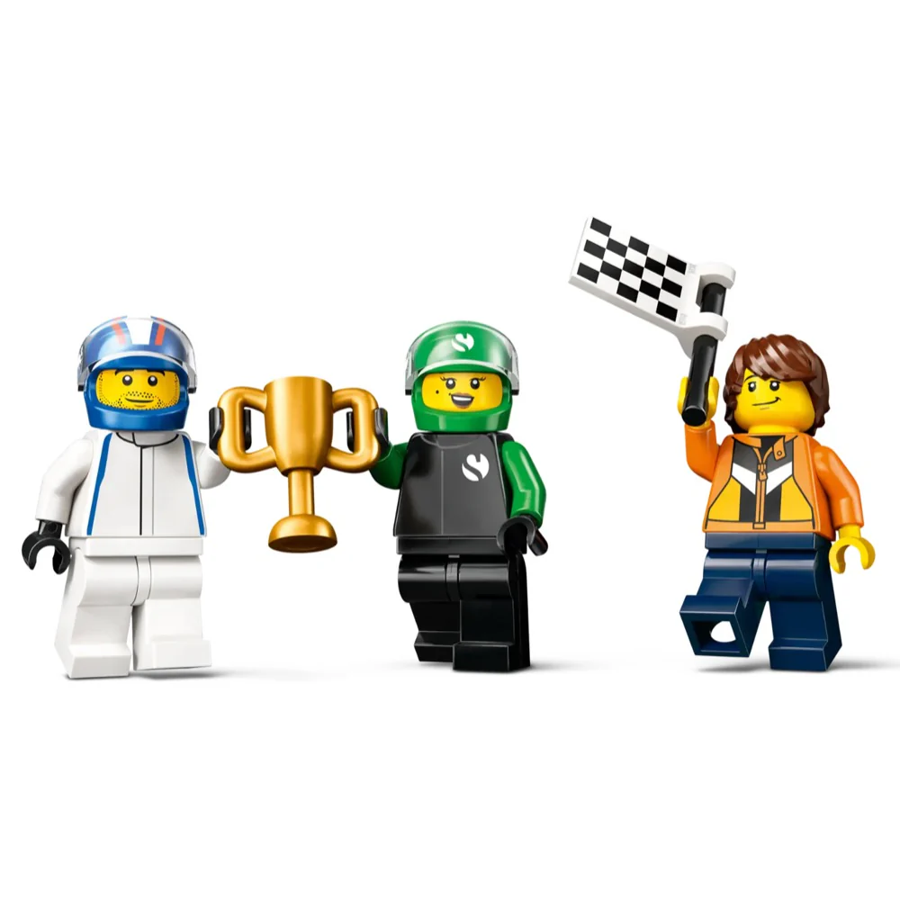 Lego 60474 City F1 Grid with VCARB & Sauber Race Cars - Image 4