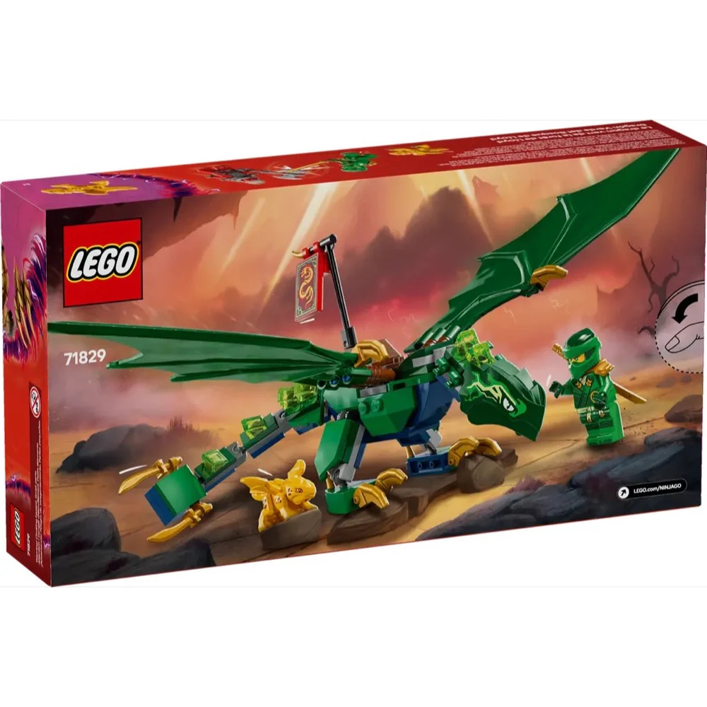 LEGO 71829 Ninjago Lloyd's Green Forest Dragon - Image 8