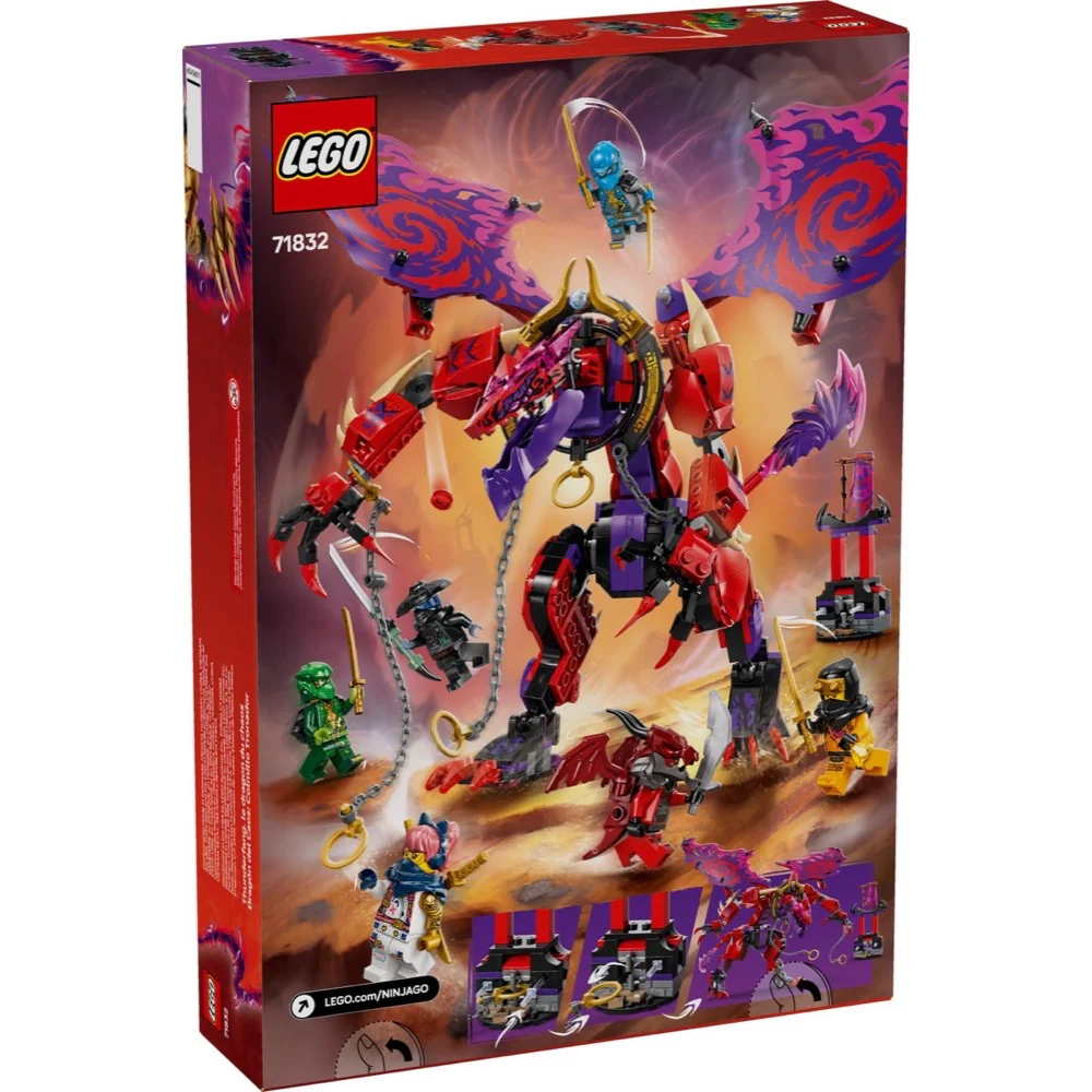 Lego 71832 Ninjago Thunderfang Dragon of Chaos - Image 3
