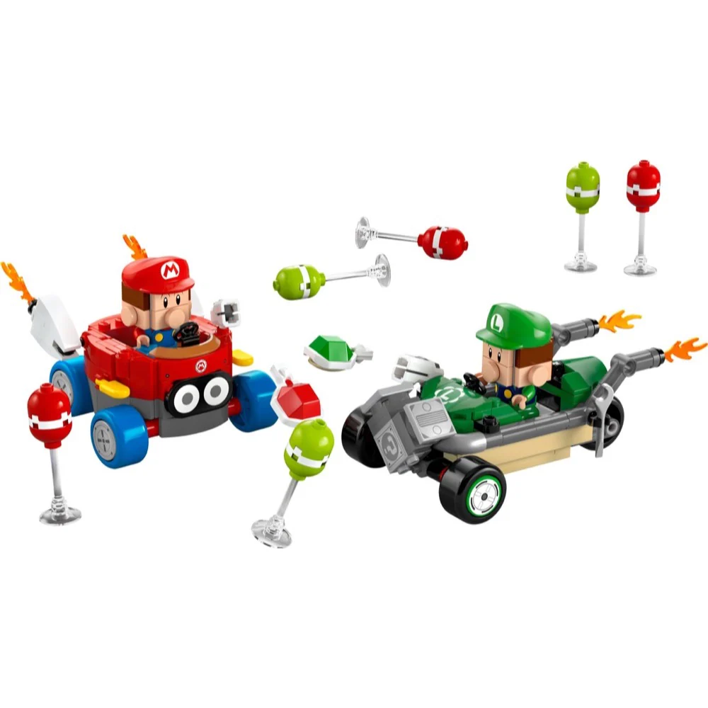 LEGO 72034 Mario Kart™ Baby Mario Vs Baby Luigi - Image 2