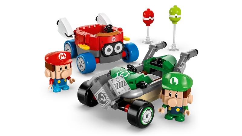 LEGO 72034 Mario Kart™ Baby Mario Vs Baby Luigi - Image 4