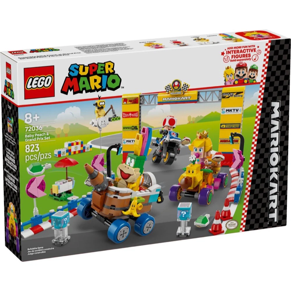 LEGO 72036 Mario Kart™ Baby Peach & Grand Prix SeT