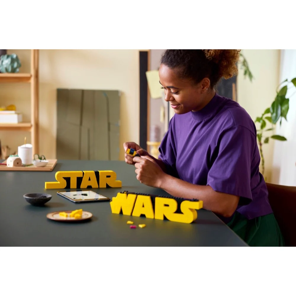 LEGO 75407 Star Wars Brick-Built Star Wars Logo - Image 4