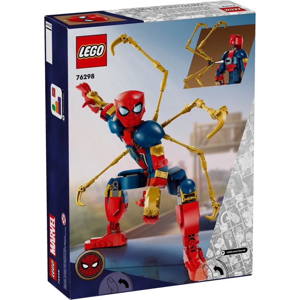 LEGO 76298 Marvel Iron Spider-Man Construction Figure - Image 4