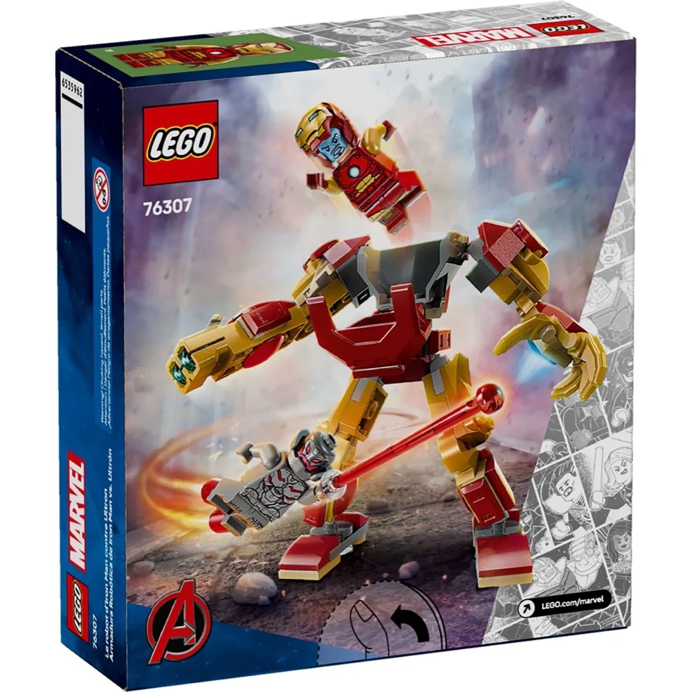 LEGO 76307 Super Heroes Marvel Iron Man Mech vs. Ultron - Image 6