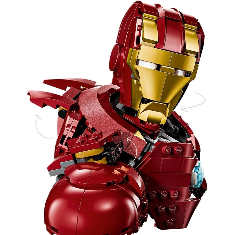 Lego 76327 Super Heroes Marvel Iron Man MK4 Bust - Image 5
