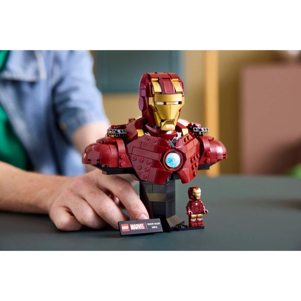 Lego 76327 Super Heroes Marvel Iron Man MK4 Bust - Image 6