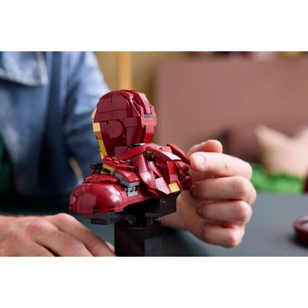 Lego 76327 Super Heroes Marvel Iron Man MK4 Bust - Image 8