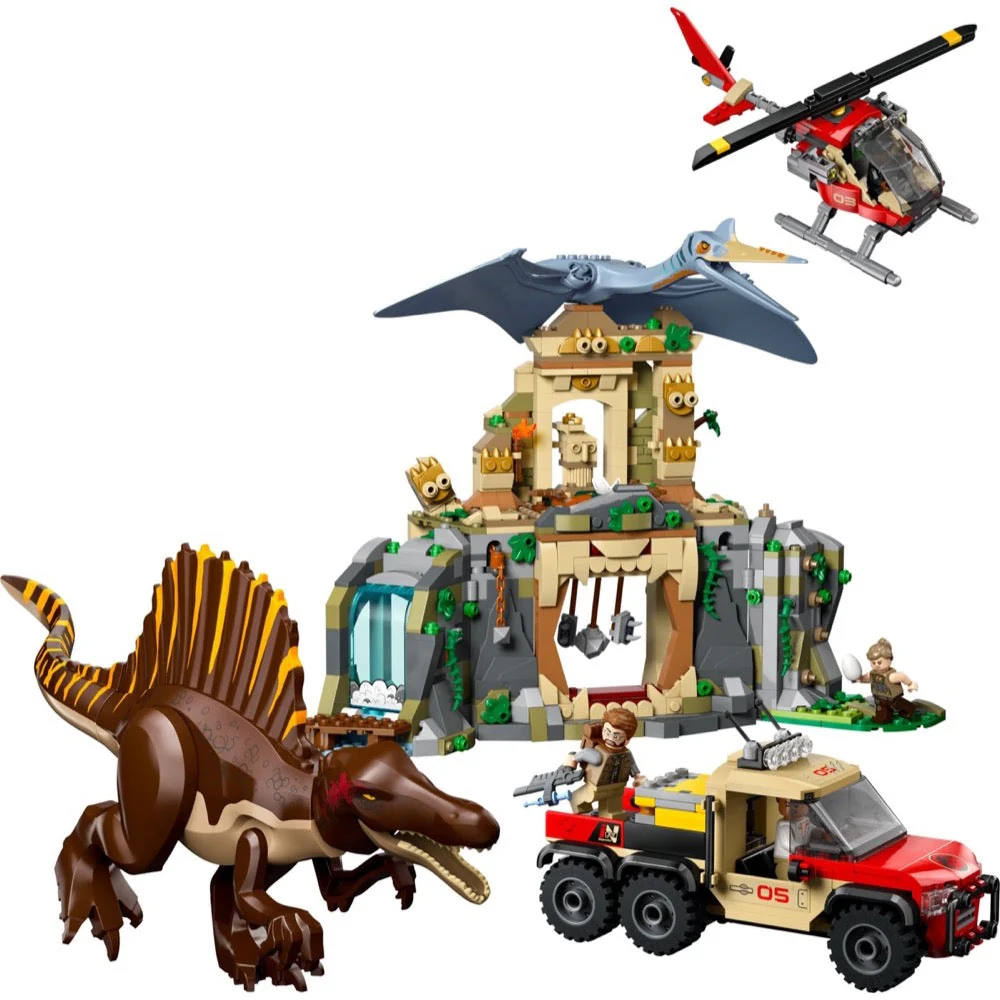 Lego 76976 Jurrasic World Spinosaurus & Quetzalcoatlus Air Mission - Image 2