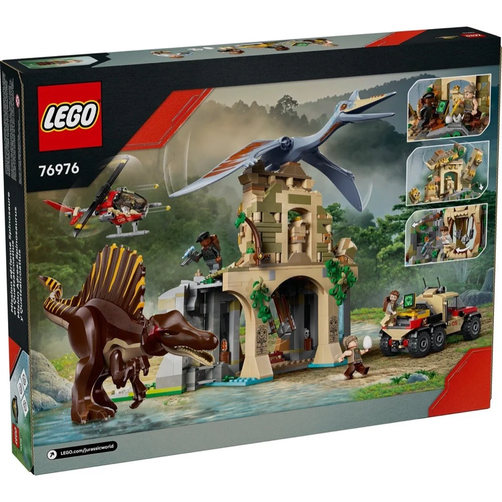 Lego 76976 Jurrasic World Spinosaurus & Quetzalcoatlus Air Mission - Image 3