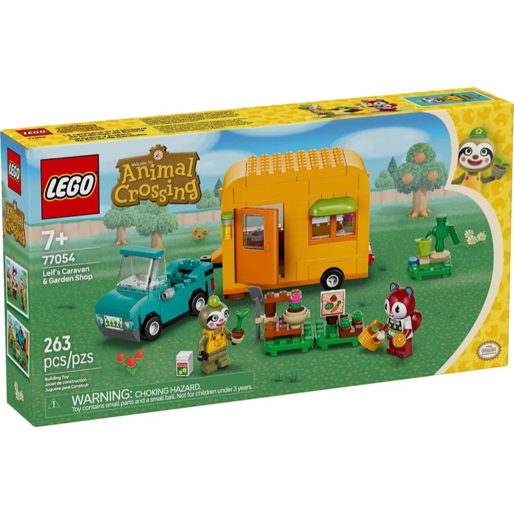 LEGO 77054 Animal Crossing Leif's Caravan & Garden Shop