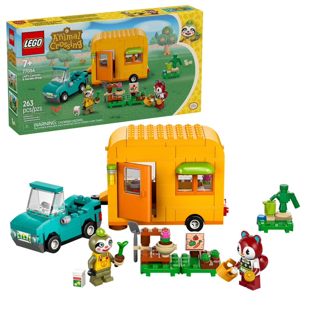 LEGO 77054 Animal Crossing Leif's Caravan & Garden Shop - Image 2