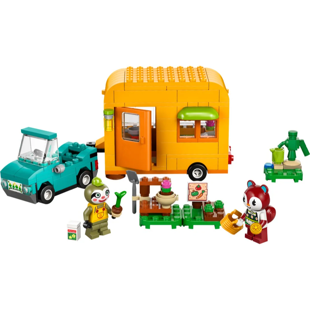 LEGO 77054 Animal Crossing Leif's Caravan & Garden Shop - Image 3