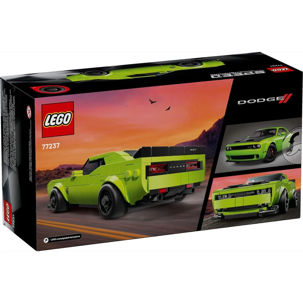LEGO 77237 Speed Champions Dodge Challenger SRT Hellcat Sports Car - Image 7
