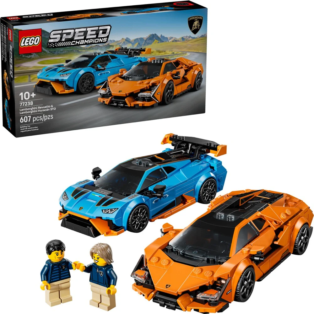 LEGO 77238 Speed Champions Lamborghini Revuetto & Huracan STO - Image 2