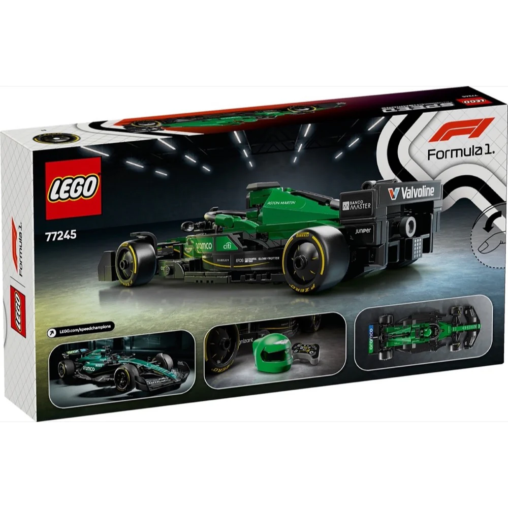 Lego 77245 Speed Champions Aston Martin Aramco F1 AMR24 Race Car - Image 9