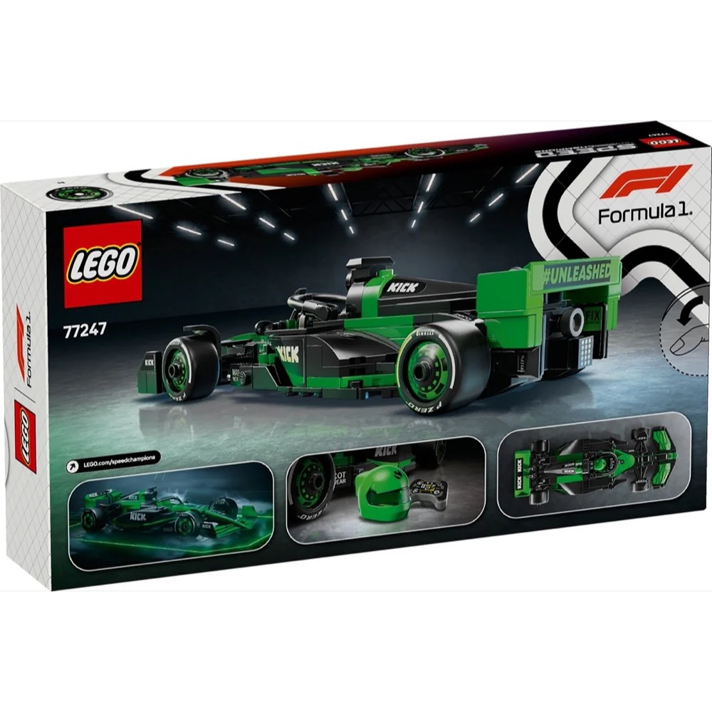 Lego 77247 Speed Champions KICK Sauber F1 Team C44 Race Car - Image 10