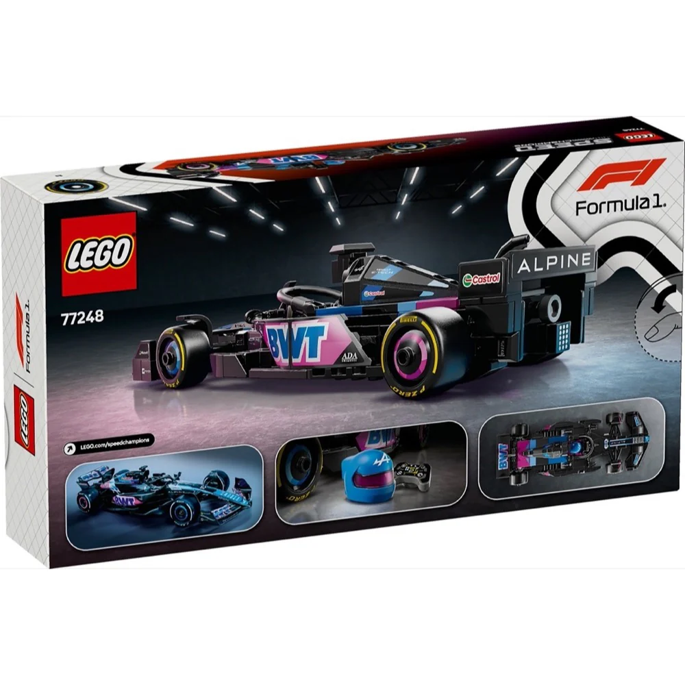 Lego 77248 Speed Champions BWT Alpine F1 Team A524 Race Car - Image 10
