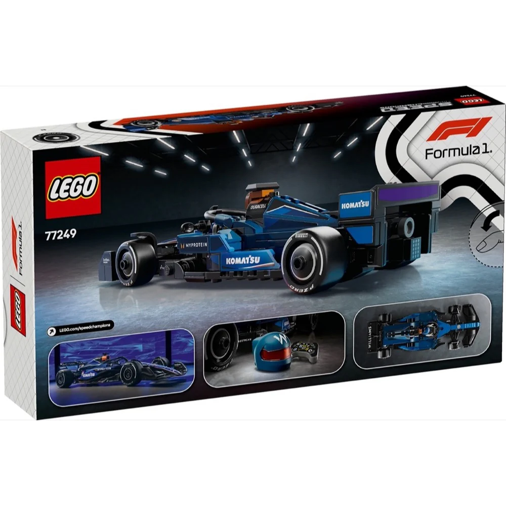 Lego 77249 Speed Champions Williams Racing FW46 F1 Race Car - Image 10
