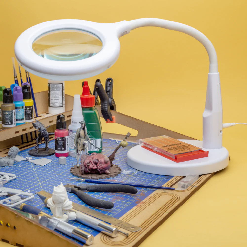 Lightcraft 8080 Compact LED Desk Magnifier Lamp - Image 5