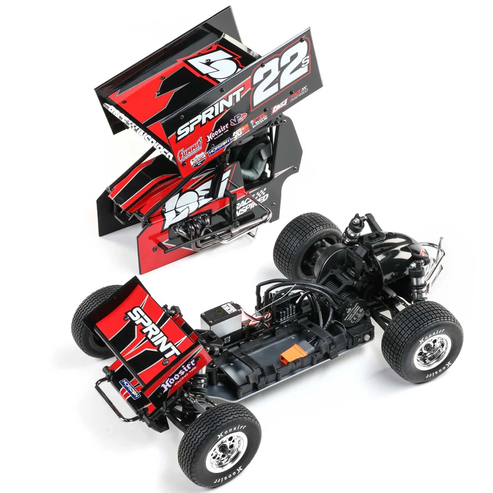 Losi 1/10 22S Sprint 2WD Brushless RTR Combo with Battery & Charger Red LOS2359 - Image 12