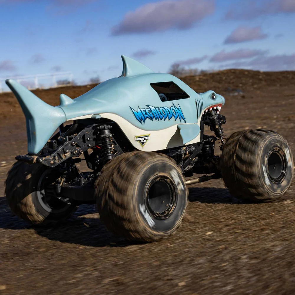 Losi 1/18 Mini LMT 4WD Monster Truck Megalodon LOS01026T3 - Image 23