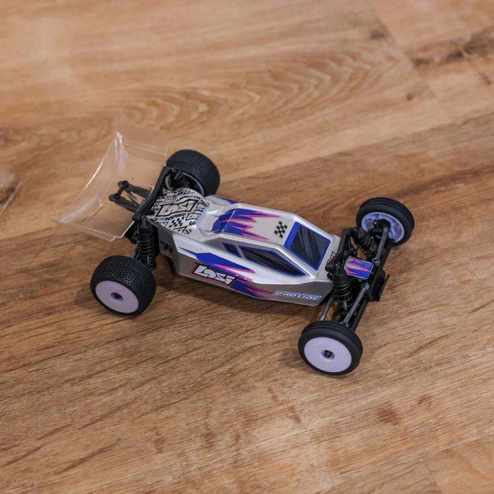 Losi 1/24 Micro-B 2wd RC Buggy (Silver) LOS00007T2 - Image 26
