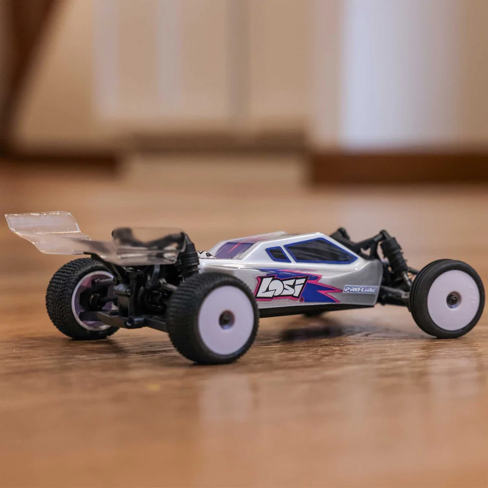 Losi 1/24 Micro-B 2wd RC Buggy (Silver) LOS00007T2 - Image 27