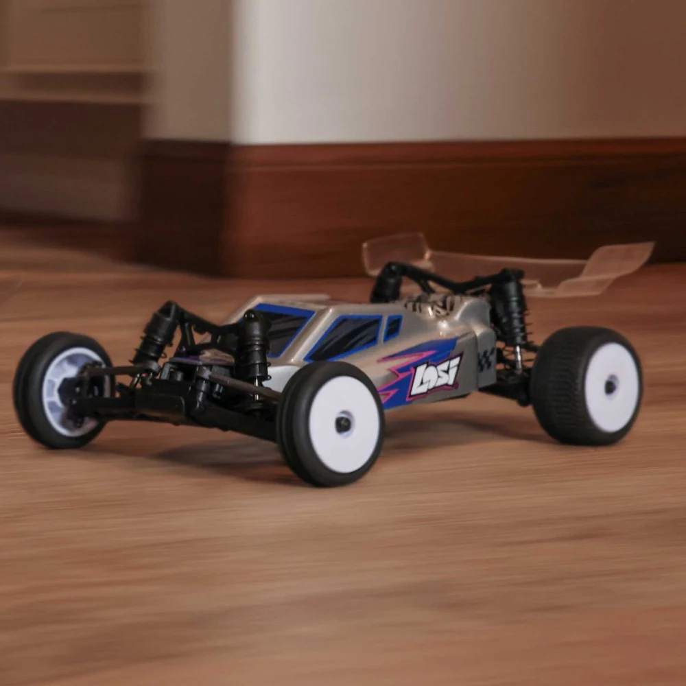 Losi 1/24 Micro-B 2wd RC Buggy (Silver) LOS00007T2 - Image 28