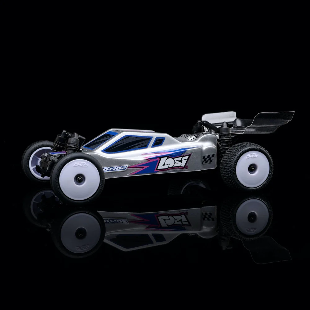 Losi 1/24 Micro-B 2wd RC Buggy (Silver) LOS00007T2 - Image 31