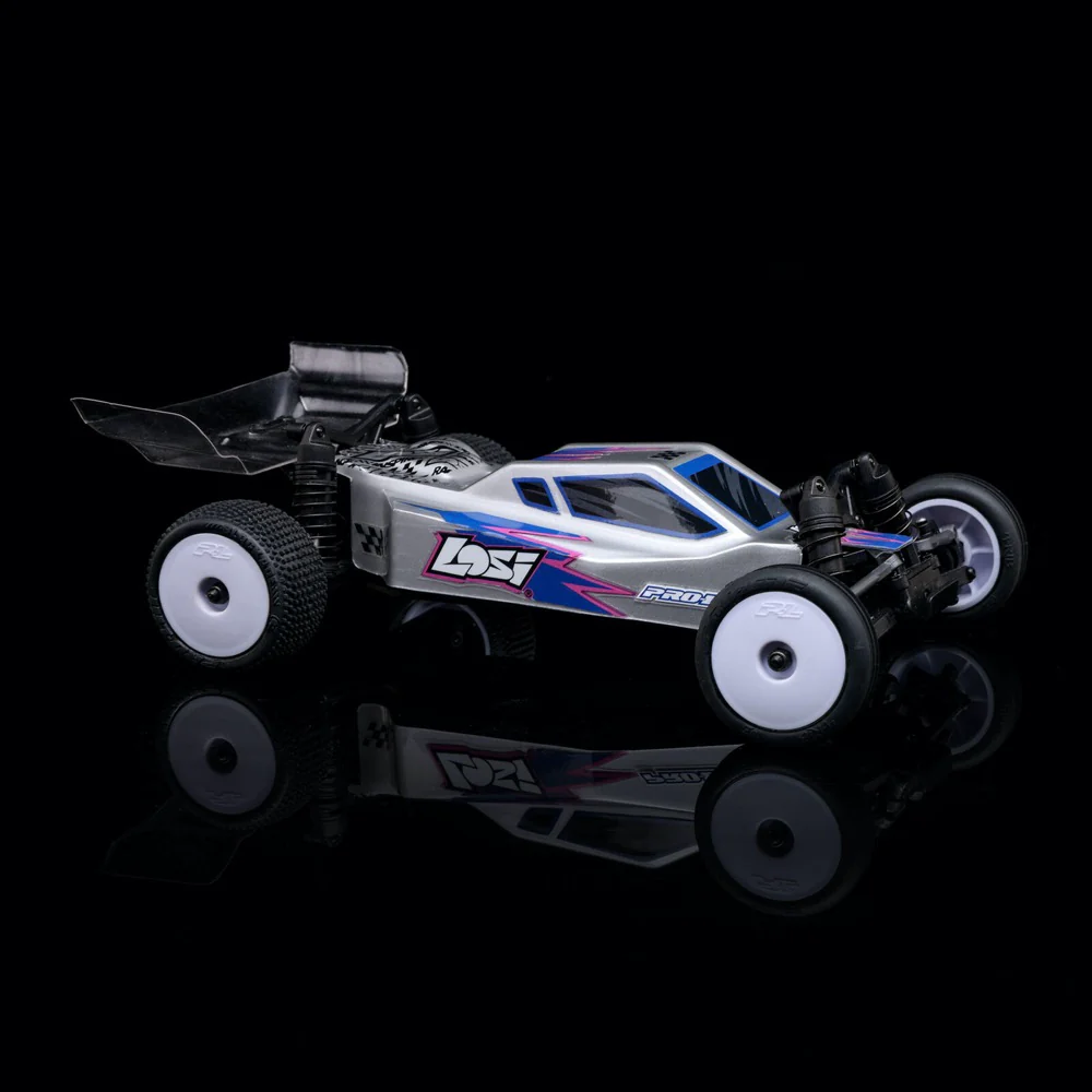 Losi 1/24 Micro-B 2wd RC Buggy (Silver) LOS00007T2 - Image 35