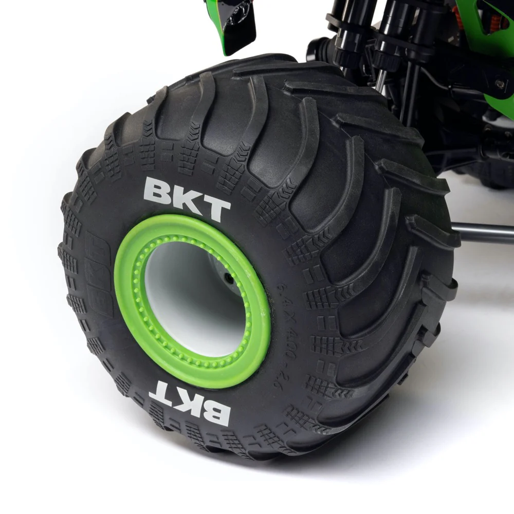Losi 1/8 LMT 2.0 Grave Digger 4X4 Solid Axle Brushless Monster Truck RTR Green LOS04028T1 - Image 11