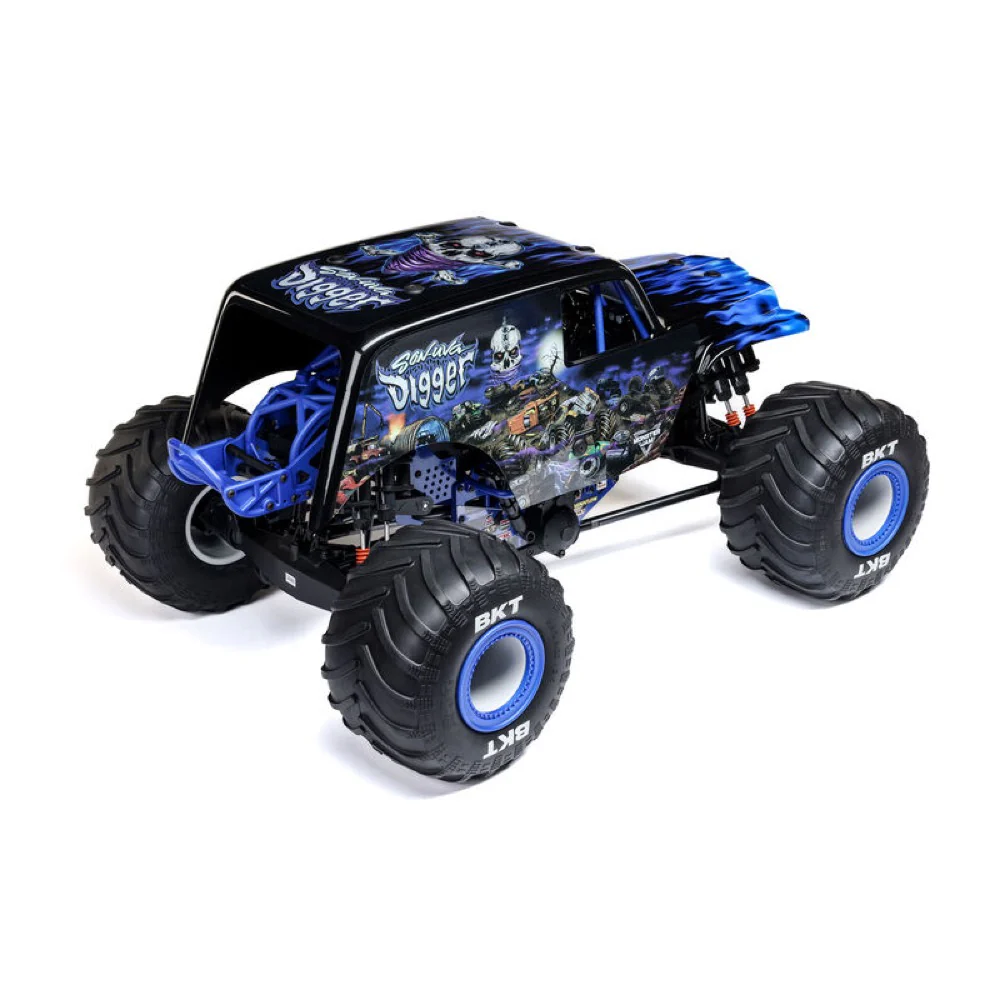 Losi 1/8 LMT 2.0 Son-Uva Digger 4X4 Solid Axle Brushless Monster Truck RTR Blue LOS04028T2 - Image 2