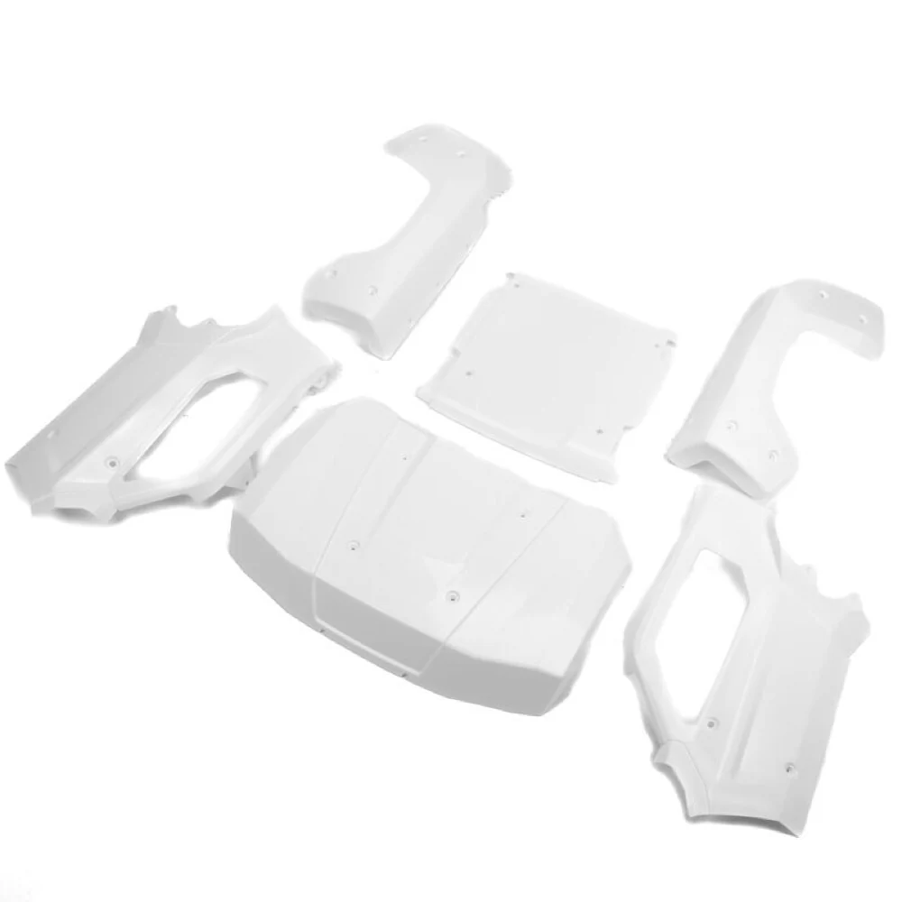 Losi Body Set Complete White 5IVE-T 3.0