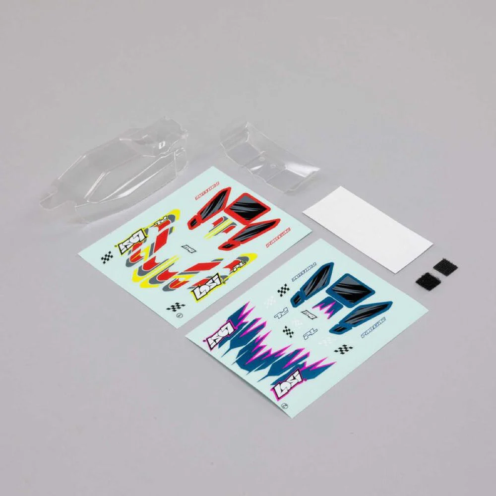 Losi LOS-1771 Body and Wing Clear Micro-B
