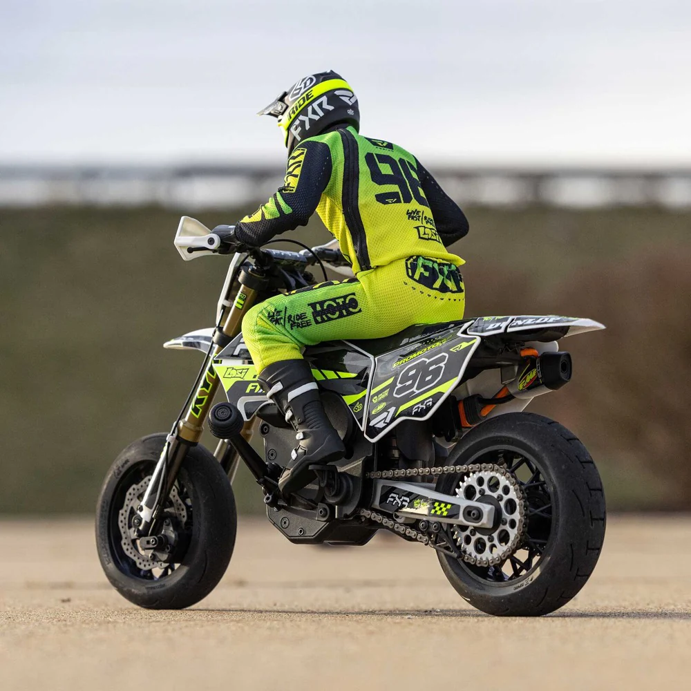 Losi LOS-2310 Promoto-SM 1/4 Super Moto Motorcycle FXR White RTR - Image 18