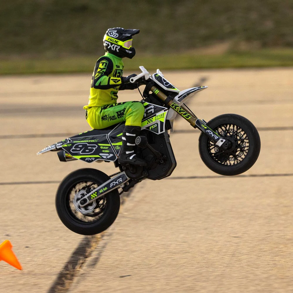 Losi LOS-2310 Promoto-SM 1/4 Super Moto Motorcycle FXR White RTR - Image 22