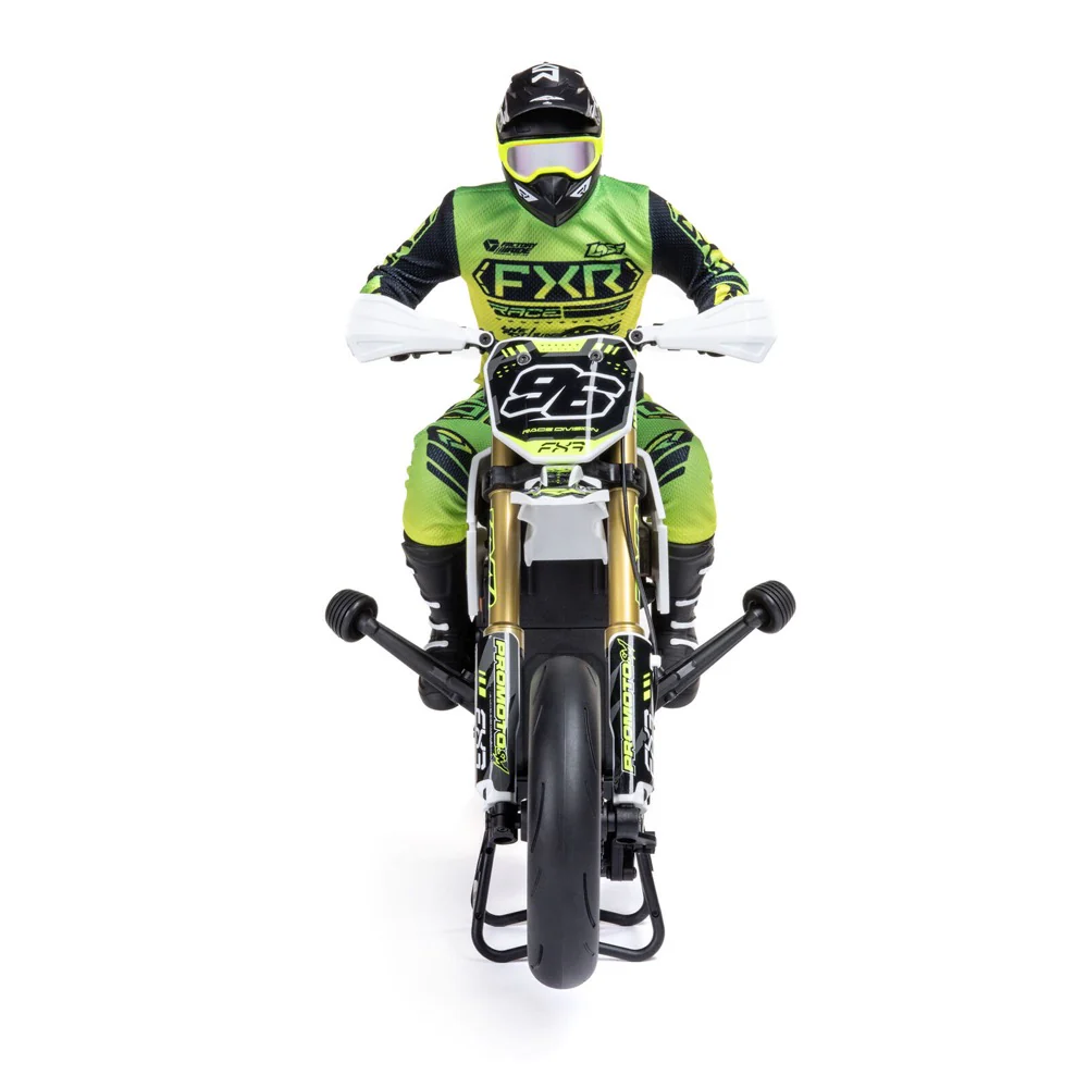 Losi LOS-2310 Promoto-SM 1/4 Super Moto Motorcycle FXR White RTR - Image 4