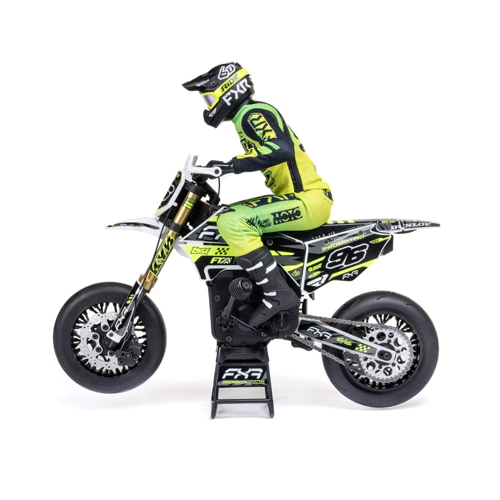 Losi LOS-2310 Promoto-SM 1/4 Super Moto Motorcycle FXR White RTR - Image 5