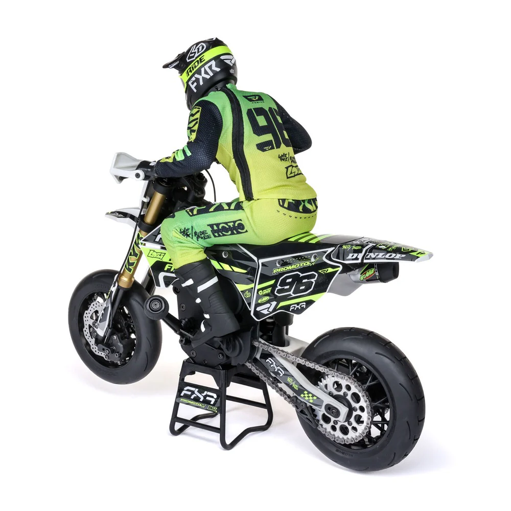 Losi LOS-2310 Promoto-SM 1/4 Super Moto Motorcycle FXR White RTR - Image 8